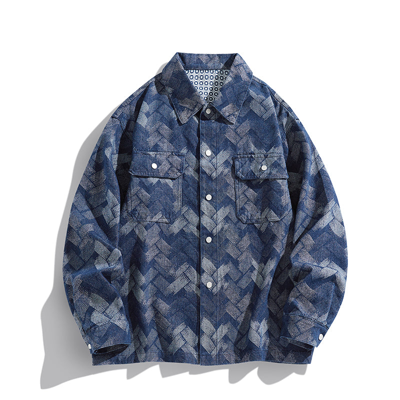 Veyron - Jacke mit geometrischem Muster - Produktansicht 1