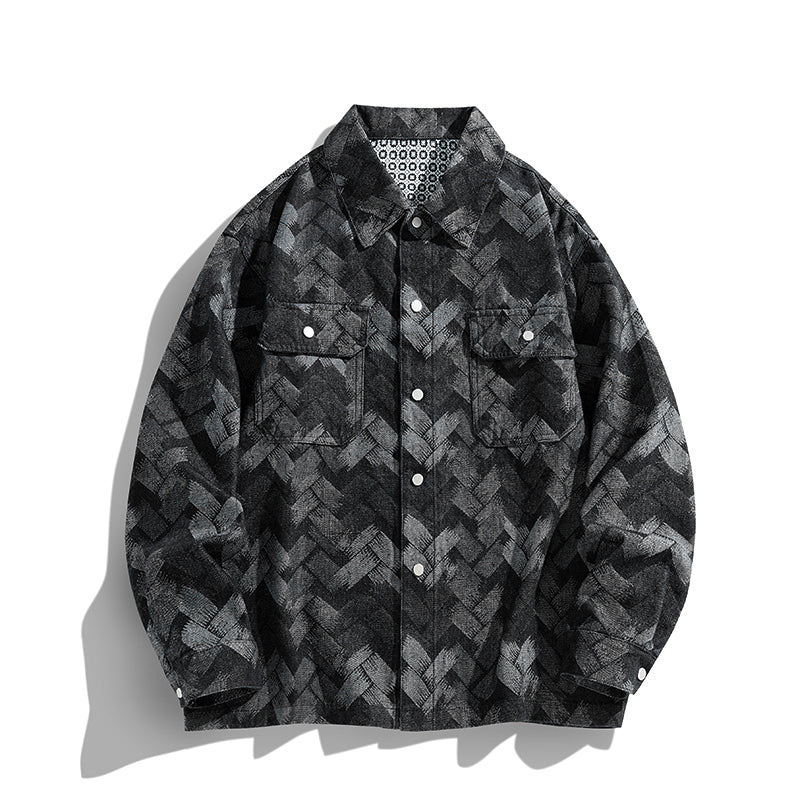 Veyron - Jacke mit geometrischem Muster - Produktansicht 2