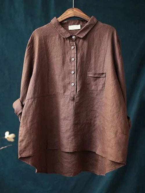 Elvie – Elegante Damenbluse mit langen Ärmeln