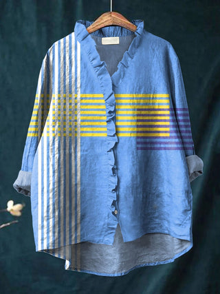 Tina – Elegante Damenbluse mit langen Ärmeln