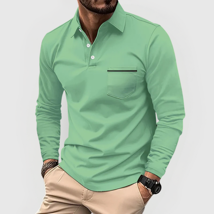Wolfgang - Poloshirt mit Brusttasche - Produktansicht 7