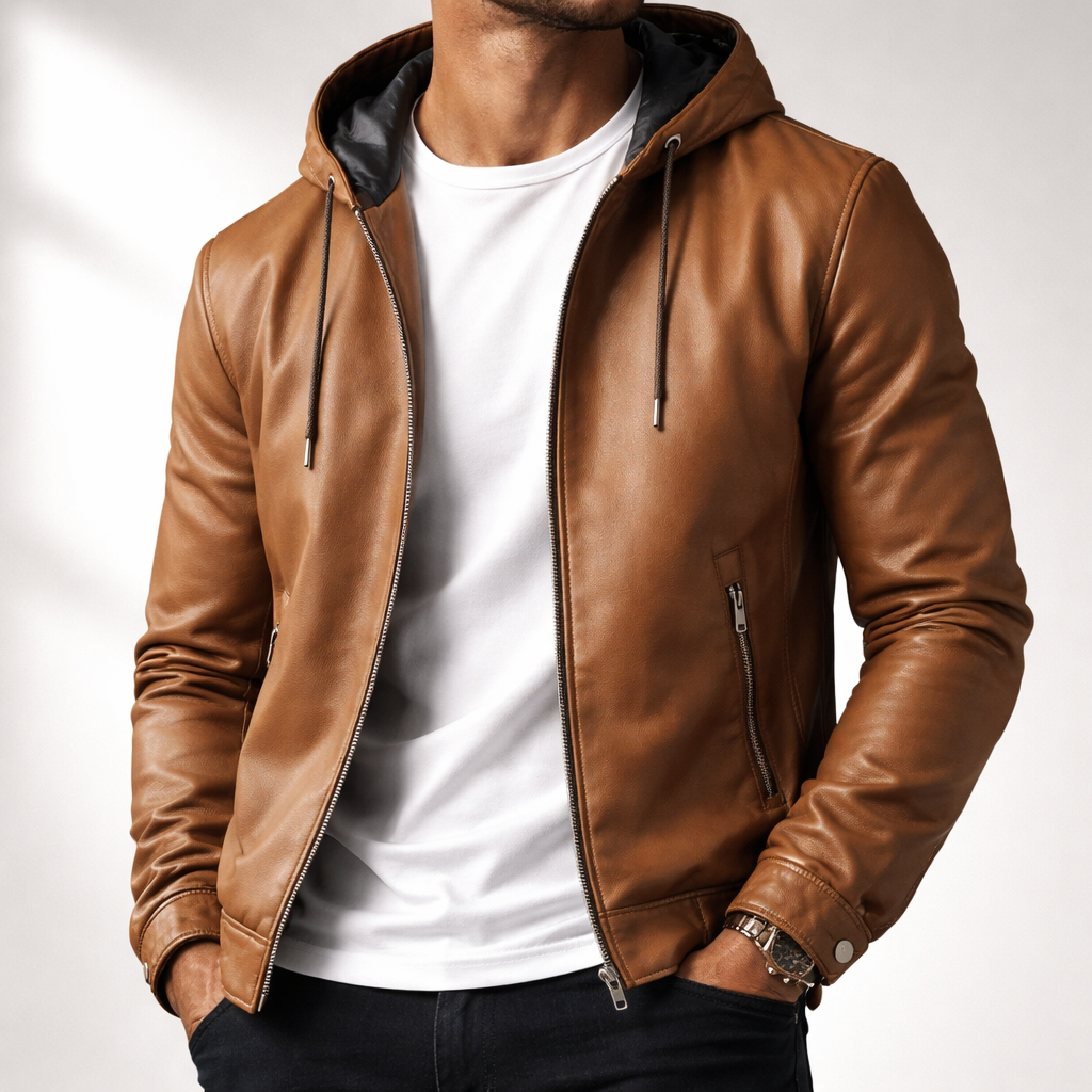 Lucerno Signature - Klassische Lederjacke - Produktansicht 5