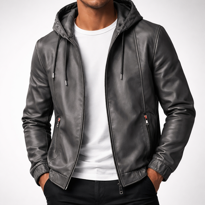 Lucerno Signature - Klassische Lederjacke - Produktansicht 7