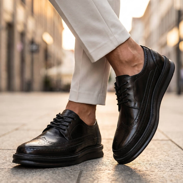 Ashton – Herren-Brogue-Sneaker aus Leder