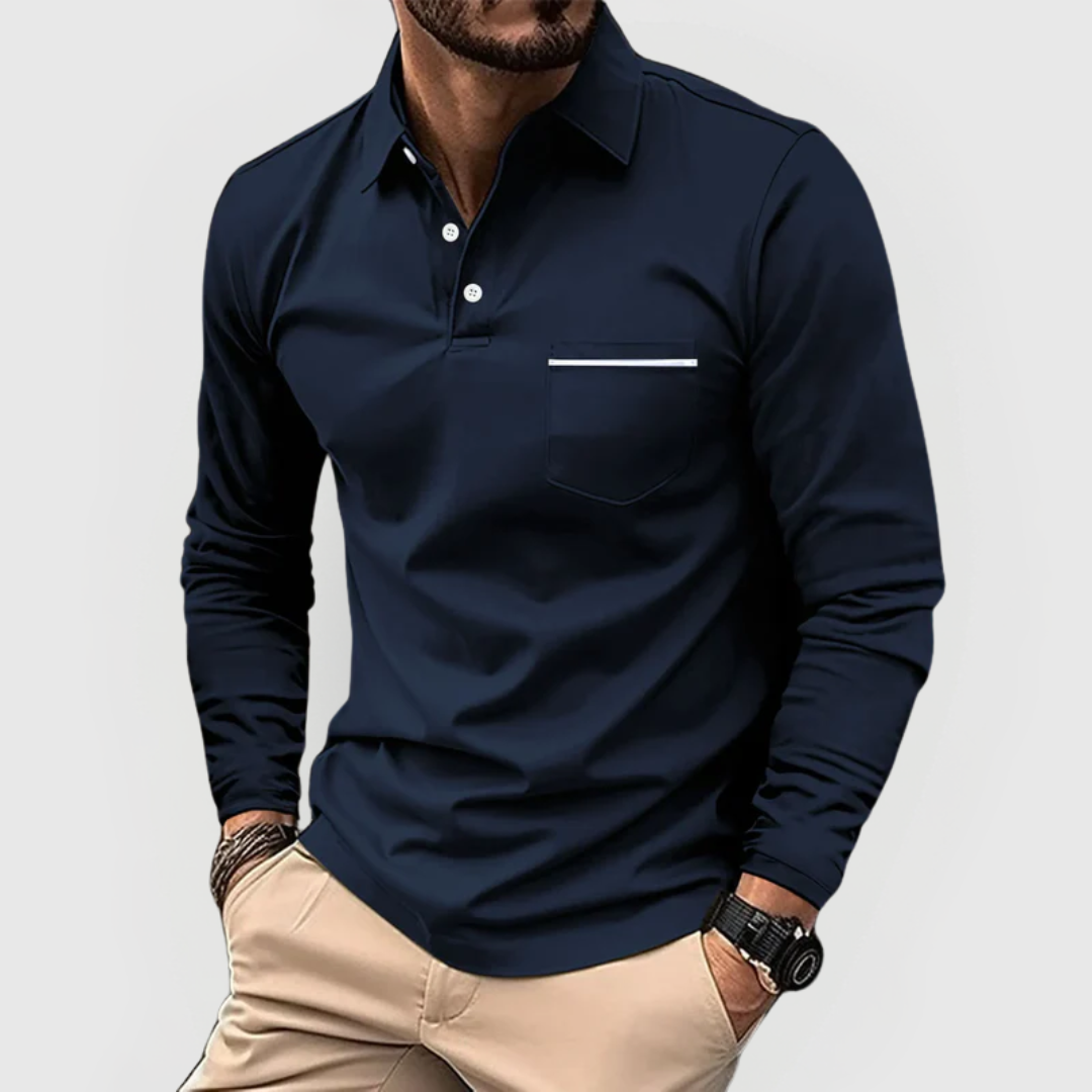 Wolfgang - Poloshirt mit Brusttasche - Produktansicht 2