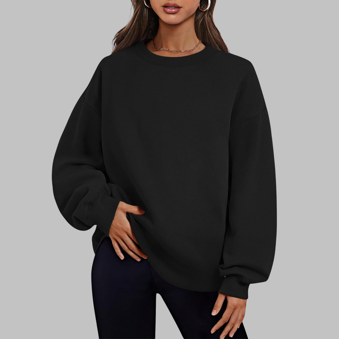 Frieda - Gestreiftes Sweatshirt mit Kontrastdetails - Produktansicht 2