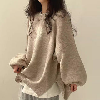 Yvonne - Oversize-Rundhalspullover - Produktansicht 2