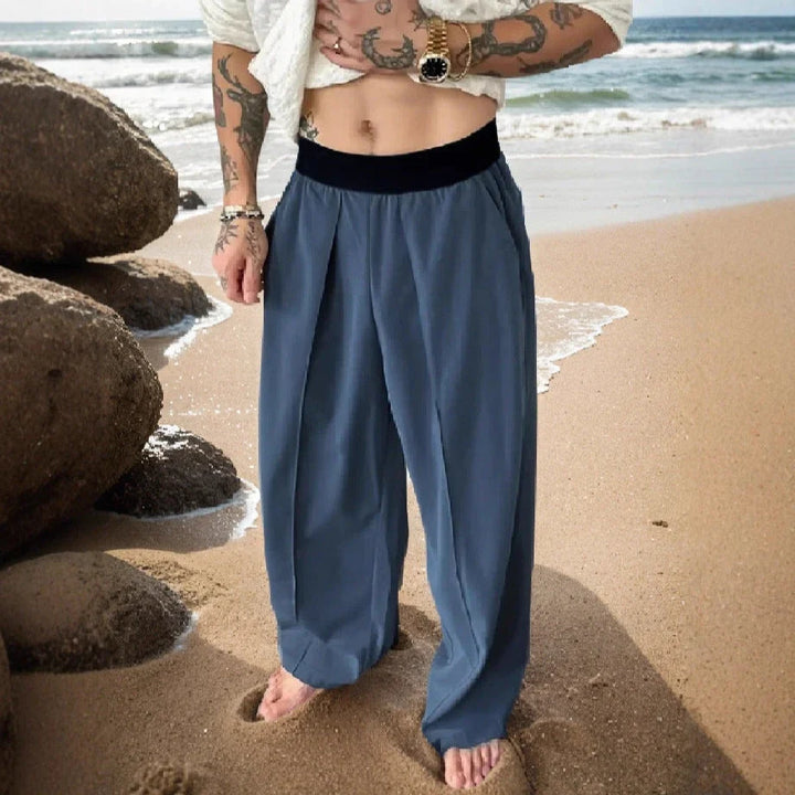 Luthor – Herren-Hose mit weitem Bein und Elastikbund
