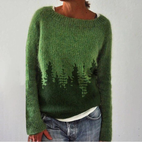 Mara - Rundhalspullover mit Fair-Isle-Muster - Produktansicht 5