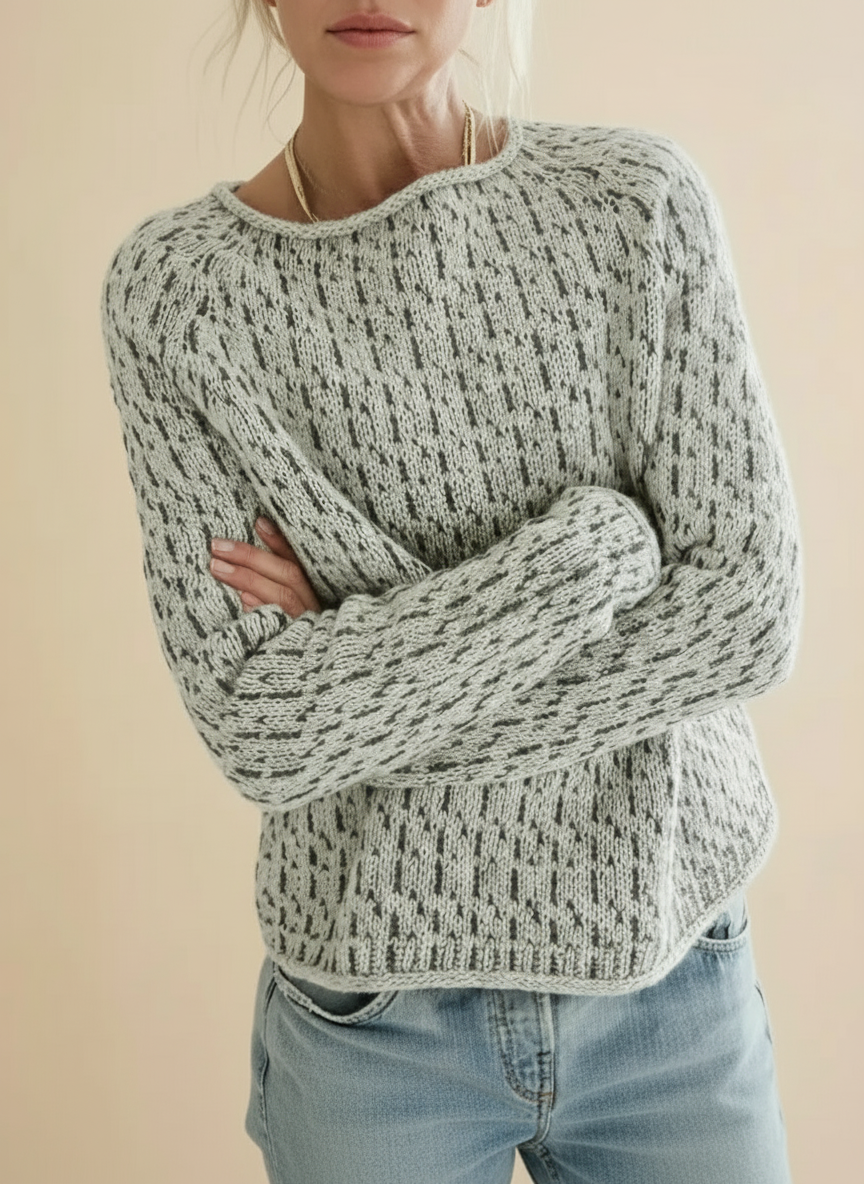 Eva - Oversize-Rundhalspullover - Produktansicht 1