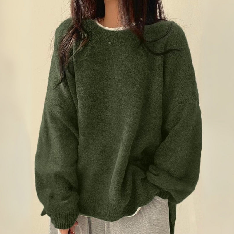 Yvonne - Oversize-Rundhalspullover - Produktansicht 4