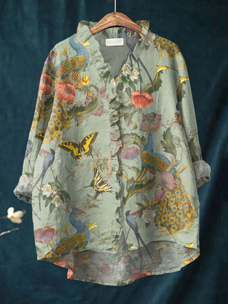 Scarlett – Elegante Damenbluse mit langen Ärmeln