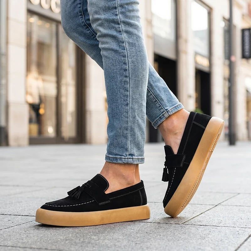 Bancroft – Herren-Wildleder-Loafer mit Quaste