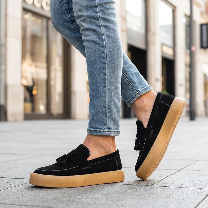 Bancroft – Herren-Wildleder-Loafer mit Quaste