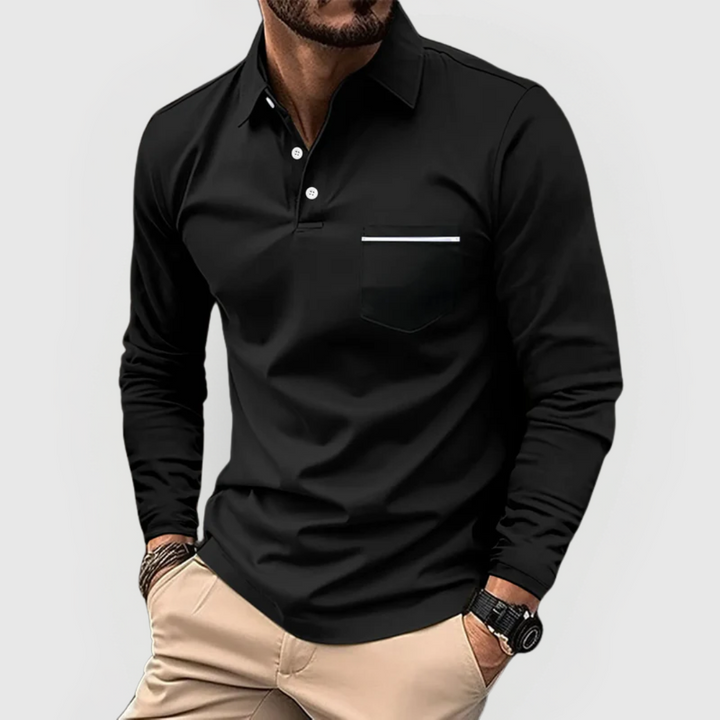 Wolfgang - Poloshirt mit Brusttasche - Produktansicht 4