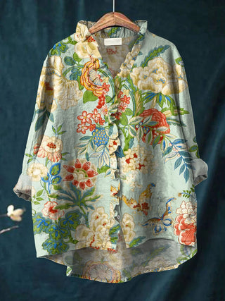 Grace – Elegante Damenbluse mit langen Ärmeln