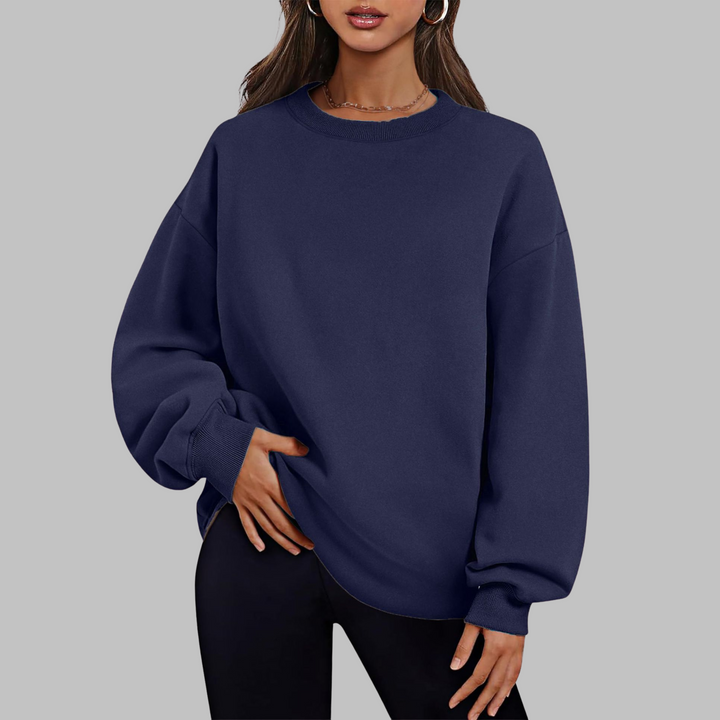 Frieda - Gestreiftes Sweatshirt mit Kontrastdetails - Produktansicht 7