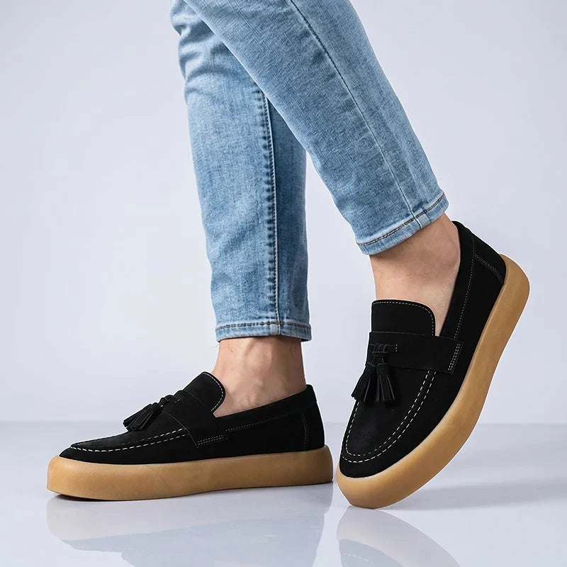 Bancroft – Herren-Wildleder-Loafer mit Quaste