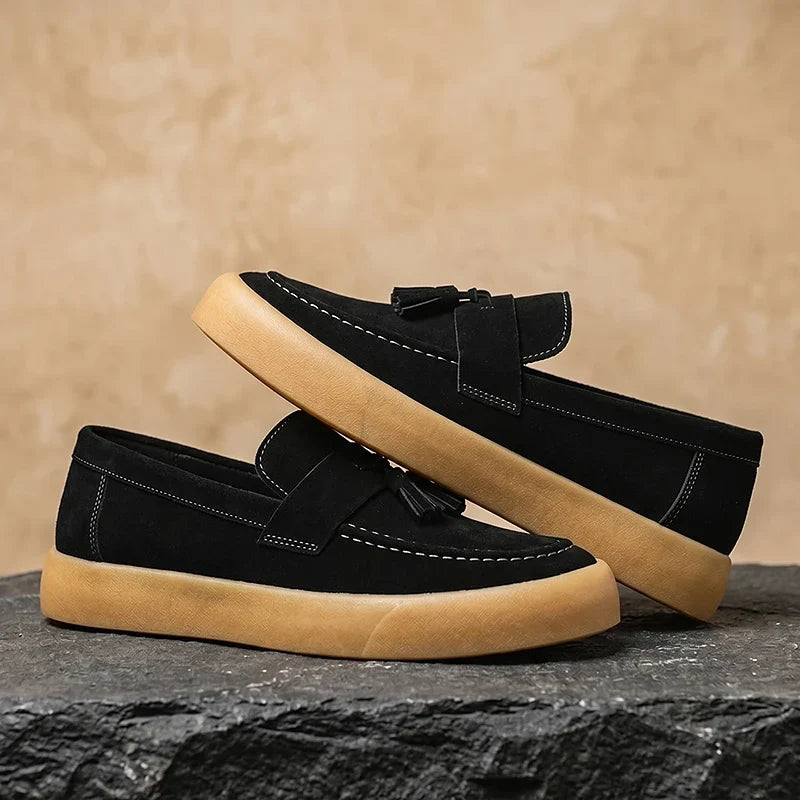 Bancroft – Herren-Wildleder-Loafer mit Quaste