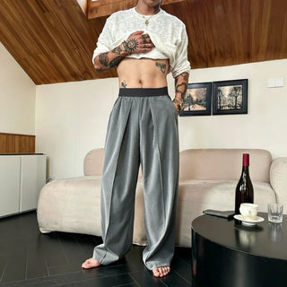 Luthor – Herren-Hose mit weitem Bein und Elastikbund