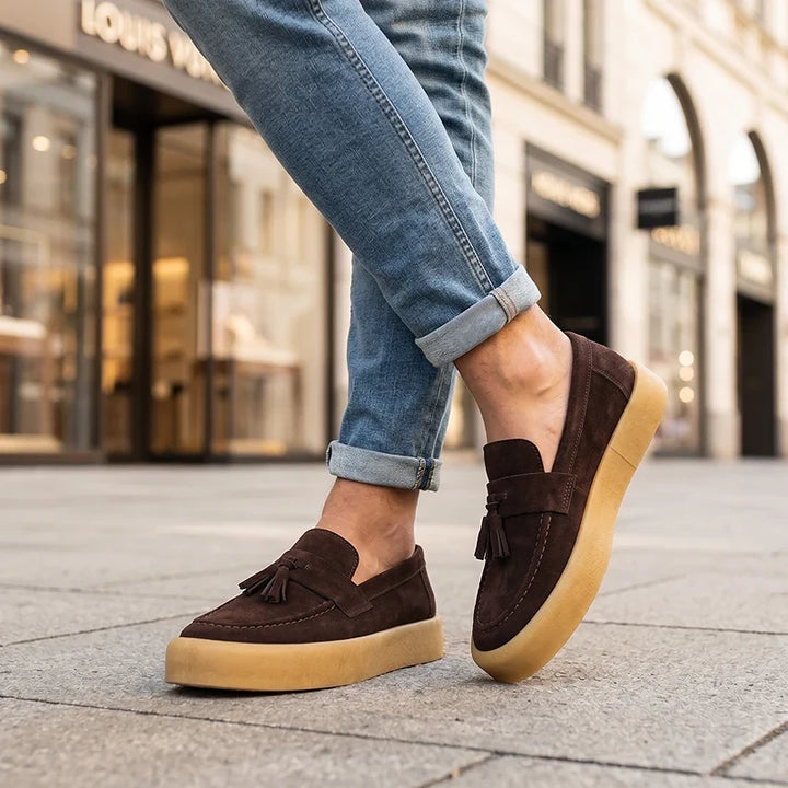 Bancroft – Herren-Wildleder-Loafer mit Quaste