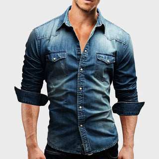 Alexander - Klassisches Denim-Hemd - Produktansicht 5
