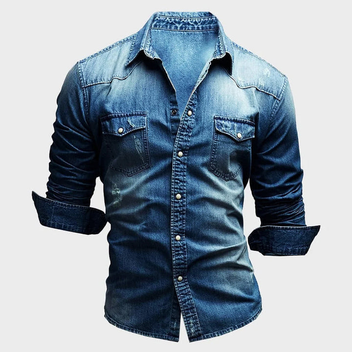 Alexander - Klassisches Denim-Hemd - Produktansicht 2