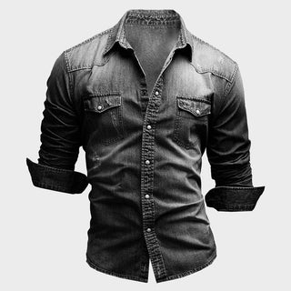 Alexander - Klassisches Denim-Hemd - Produktansicht 4