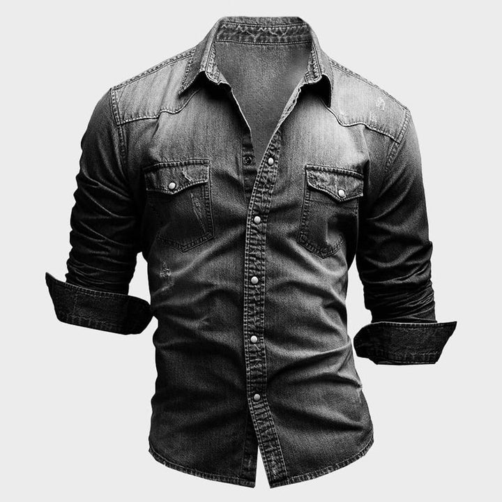 Alexander - Klassisches Denim-Hemd - Produktansicht 4