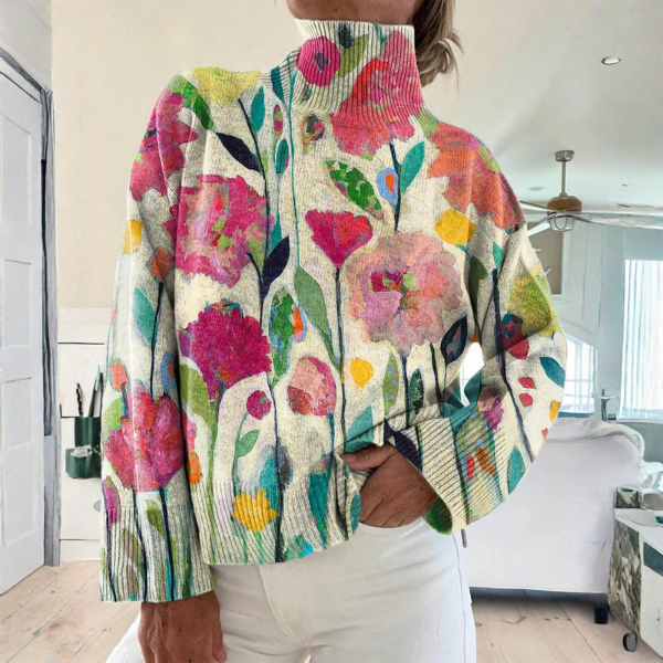 Lucy - Kuscheliger Vintage-Rollkragenpullover - Produktansicht 1