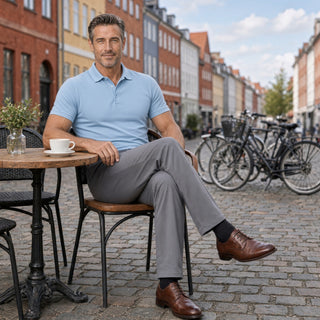 Lunin – Herren-Stretchhose mit geradem Bein