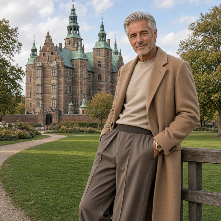 Luthor – Herren-Hose mit weitem Bein und Elastikbund