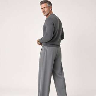 Luthor – Herren-Hose mit weitem Bein und Elastikbund