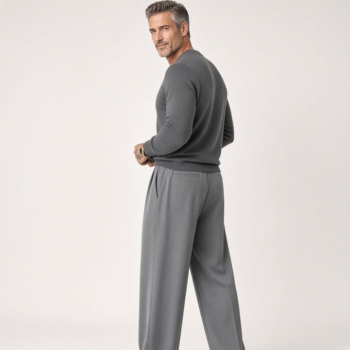 Luthor – Herren-Hose mit weitem Bein und Elastikbund