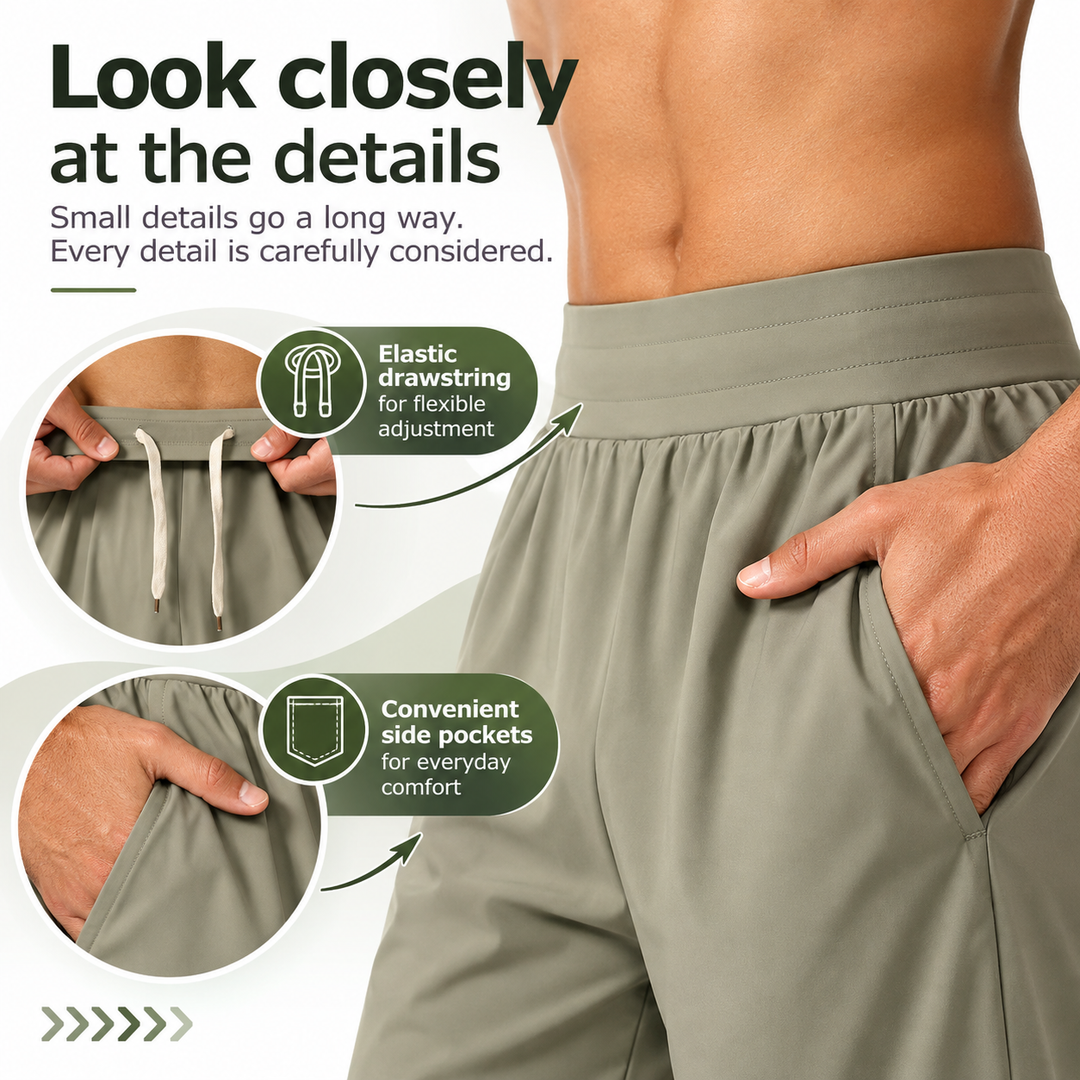 Lunin – Herren-Stretchhose mit geradem Bein