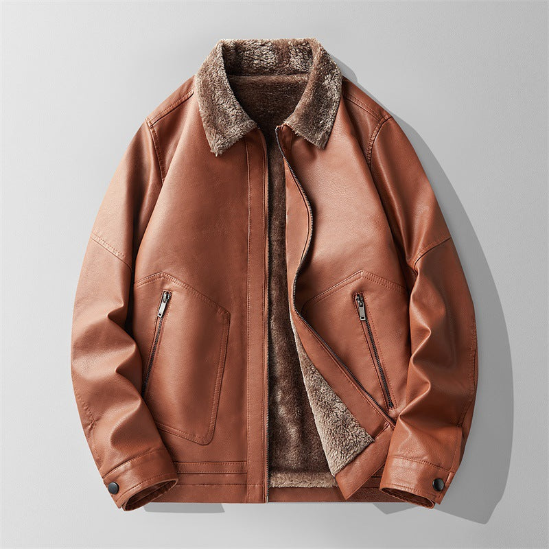 Lusso - Gefütterte Lederjacke - Produktansicht 2
