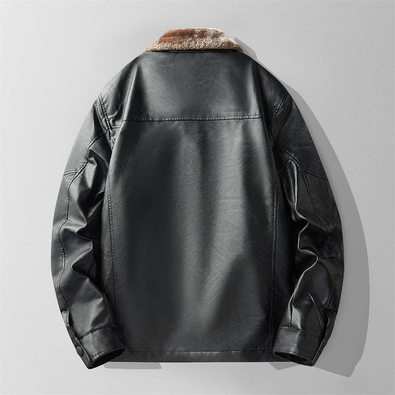 Lusso - Gefütterte Lederjacke - Produktansicht 4
