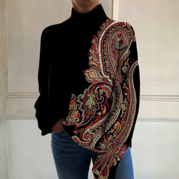 Grace - Klassischer gerippter Rollkragenpullover - Produktansicht 1