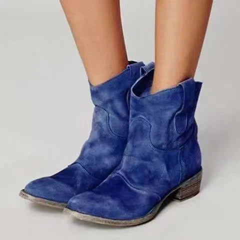 Audrey - Komfort-Stiefel in Veloursleder-Optik - Produktansicht 2