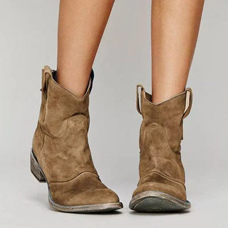 Audrey - Komfort-Stiefel in Veloursleder-Optik - Produktansicht 4