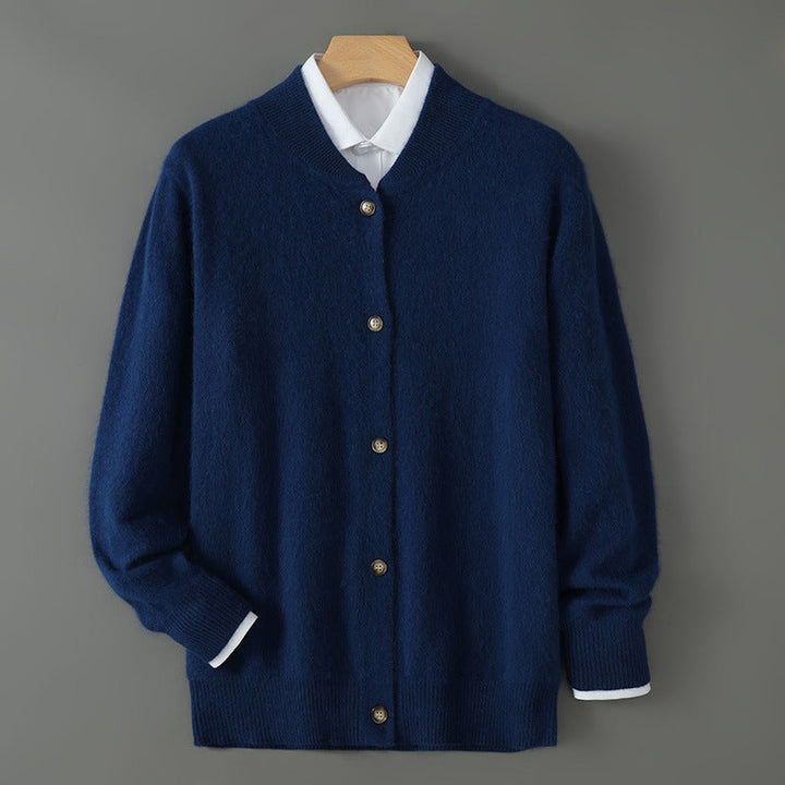 Whitmore – Herren-Kaschmir-Strickjacke mit Knopfleiste