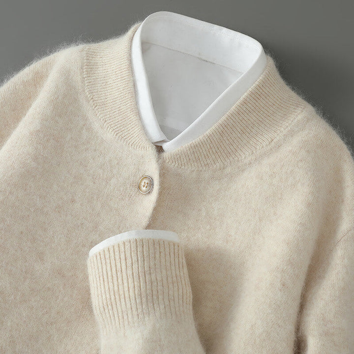 Whitmore – Herren-Kaschmir-Strickjacke mit Knopfleiste
