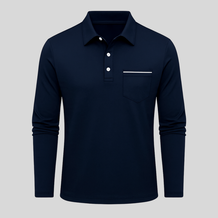 Wolfgang - Poloshirt mit Brusttasche - Produktansicht 12