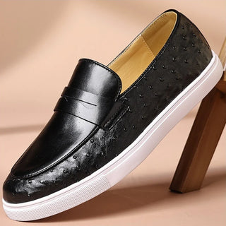 Malric – Herren-Leder-Loafer mit Penny-Riemen