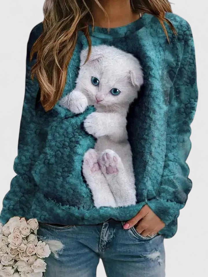 Paula - Oversize-Rundhalspullover - Produktansicht 1
