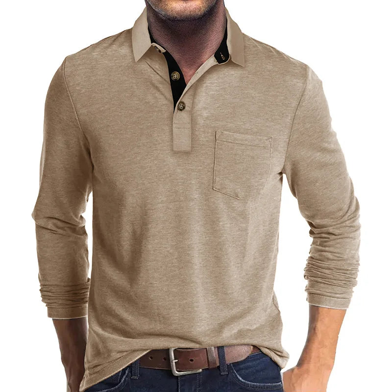 Michael - Einfarbiges Herren-Langarmshirt - Produktansicht 10