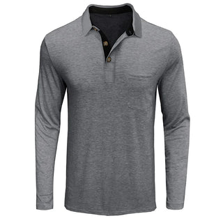 Michael - Einfarbiges Herren-Langarmshirt - Produktansicht 20