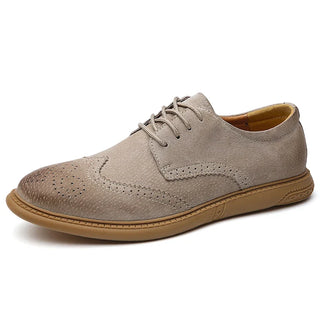 Marlo – Herren-Wildlederschuhe mit Brogue-Details