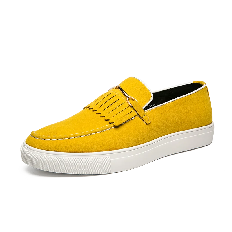 Lazaro – Herren-Wildleder-Loafer mit Fransen