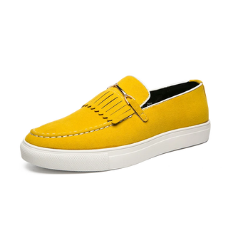 Lazaro – Herren-Wildleder-Loafer mit Fransen